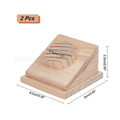 Деревянные стойки дисплея браслета BDIS-WH0008-06-1