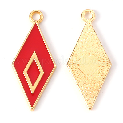 Подвески из эмали и сплава X-ENAM-N054-34D-RS-1