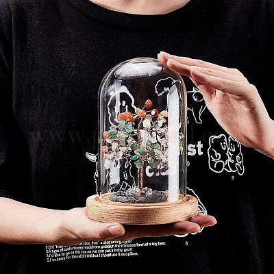 Прозрачная стеклянная коробка CON-WH0078-78-1