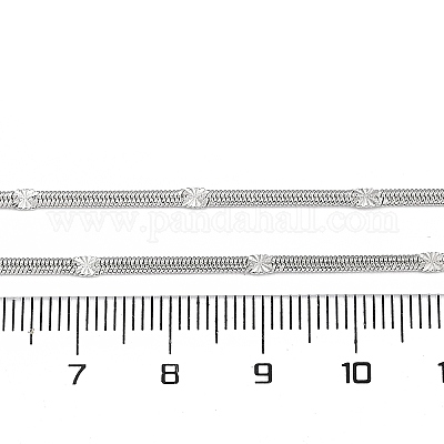 2.5 мм стойка покрытие латунные цепочки елочка ожерелья для женщин мужчин MAK-L044-19P-1