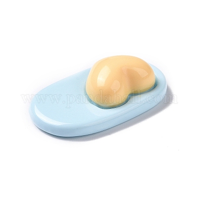 Симпатичные кабошоны из непрозрачной смолы RESI-L037-04A-1