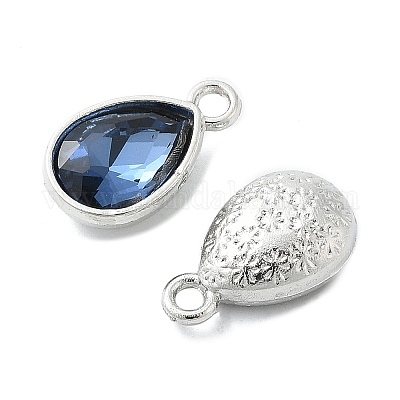 Сплав стекла амулеты PALLOY-T028-7x10mm-13-1