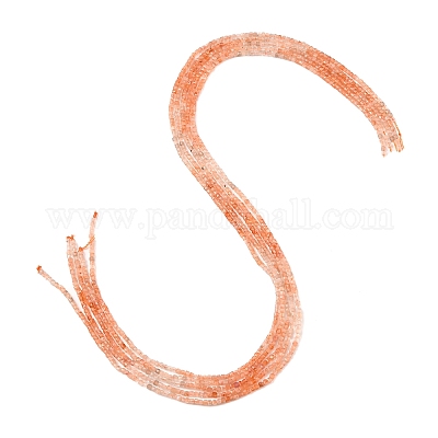 Натуральный Sunstone бисер пряди G-L634-D06-2.5x2.5mm-1