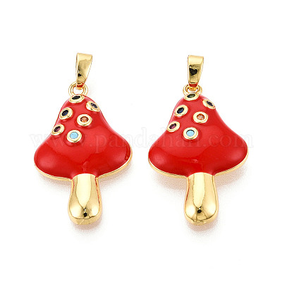 Латунные микро проложить кубического циркония подвески KK-N257-74B-G-1