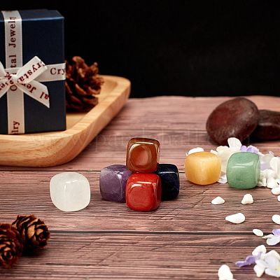 Бусины из драгоценных камней чакры G-P001-18-1