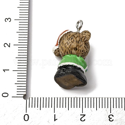 Рождественские подвески из непрозрачной смолы RESI-H039-01P-03-1