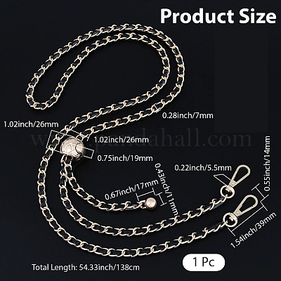 Цепь из искусственной кожи и железа FIND-CL0001-01A-1