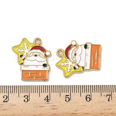 Подвески из нержавеющей стали 304 с эмалью STAS-L300-012G-04-1