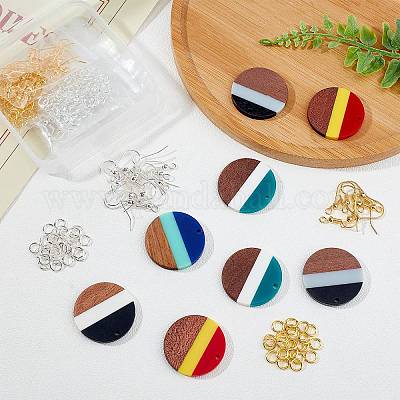 Наборы для изготовления сережек с подвесками своими руками DIY-OC0005-17-1