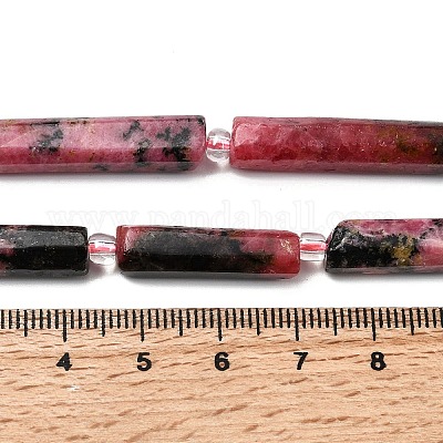 Природные родонит бисер нитей G-D353-A08-1