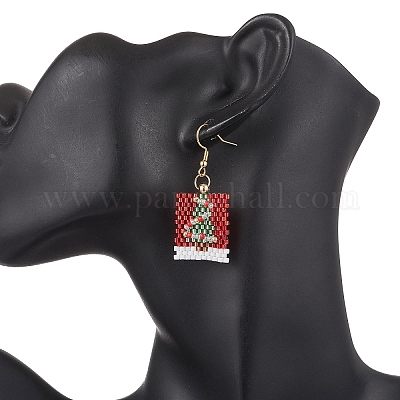 Прямоугольник с елочкой EJEW-MZ00535-1