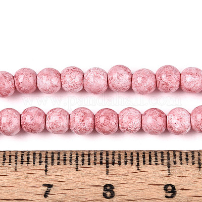 Выпечка краска бисер пряди DGLA-N016-4mm-02-1