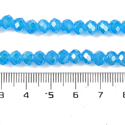 Запекание гальванических нитей стеклянных бусин DGLA-A039-J8mm-B12-1