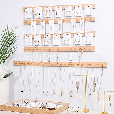 100 шт. картонные карточки для демонстрации ювелирных изделий на брелоке CDIS-PH0001-59A-1