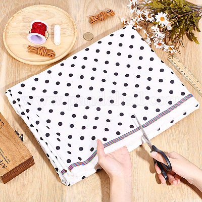 3 м полиэстеровая ткань в горошек&nbsp;DIY-NB0014-80B-1