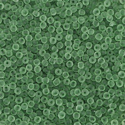 Матовые цветные стеклянные бусины&nbsp;GLAA-H030-09G-1