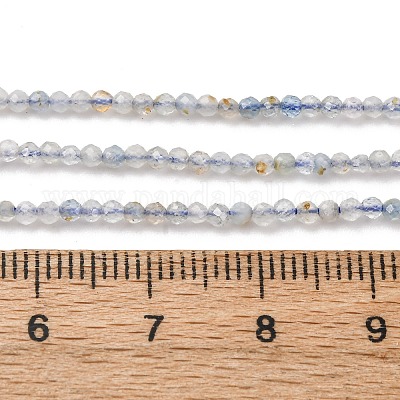 Природные Аквамарин бисер нитей&nbsp;LS-G-RM2025-A46-2mm-B-1