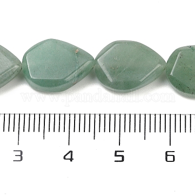 Естественный зеленый авантюрин бисер нитей G-U018-K01-01-1