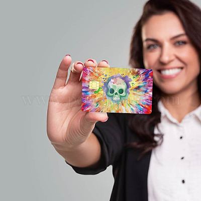 Прямоугольные пластиковые водонепроницаемые наклейки для карт из ПВХ DIY-WH0432-178-1