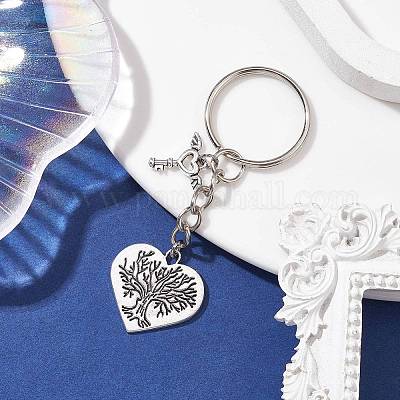 Брелок с подвеской в виде сердца на день святого валентина KEYC-JKC00625-04-1