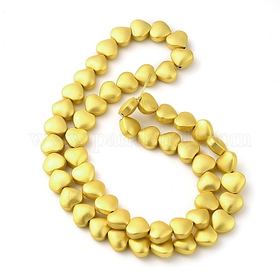 Стеклянные бусины с гальваническим покрытием  EGLA-H109-12H-02-1