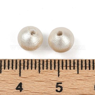Сжатые хлопковые жемчужные бусы WOVE-V001-A02-6mm-1