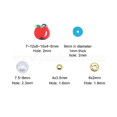 Плоские круглые бусины из глины ручной работы полимерные CLAY-CJ0001-20-1