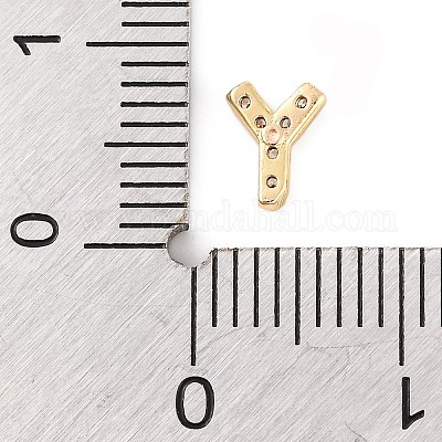 Покрытие стойки латунное микропаве кабошоны из кубического циркония KK-F874-04G-Y-1