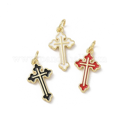 Латунь эмаль подвески KK-B155-06G-1