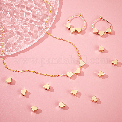 40 шт. стойка для покрытия экологически чистыми латунными бусинами KK-PH0006-58-1