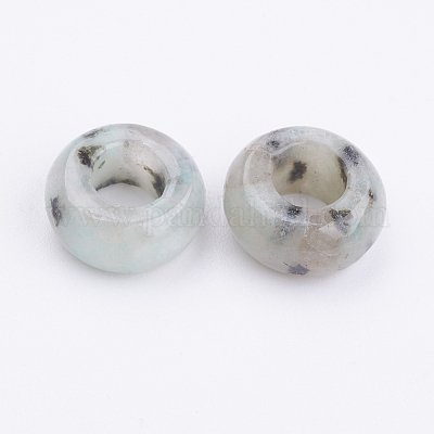 Натуральный кунжут яшма / киви бусины яшмы G-K216-01E-1