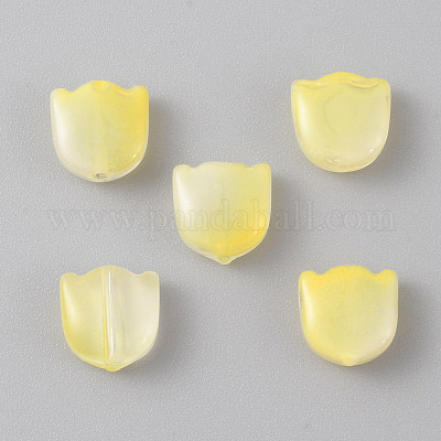 Бусины лэмпворк  LAMP-WH0012-06B-1