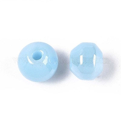 Непрозрачные цветные стеклянные бусины SEED-N007-34G-1