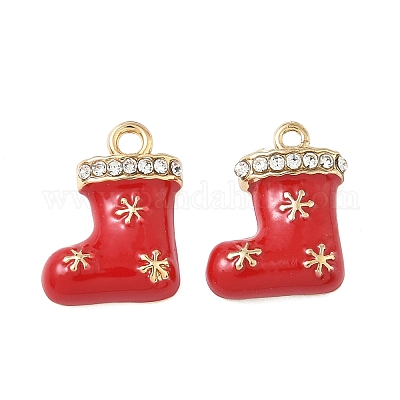 Рождественские эмали сплава подвески ENAM-I073-02G-02-1