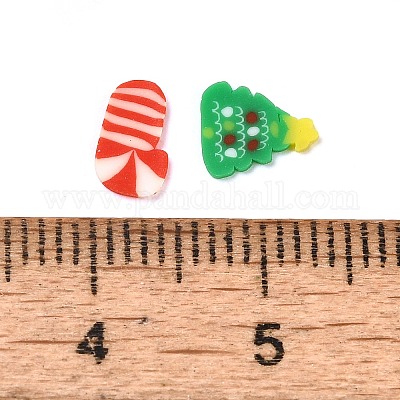 Рождественская тема ручной работы из полимерной глины кабошоны CLAY-Q004-11A-1