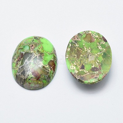 Регалит / имперская яшма / морской осадок яшма кабошоны X-G-E464-42C-1