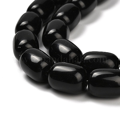 Природные обсидиана бисер нитей G-H319-A06-03-1