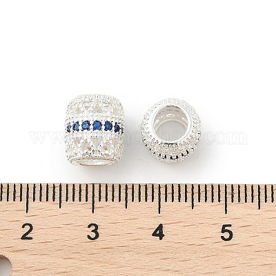 Латунные микро проложить Цирконий Европейский бисером KK-P297-05S-03-1