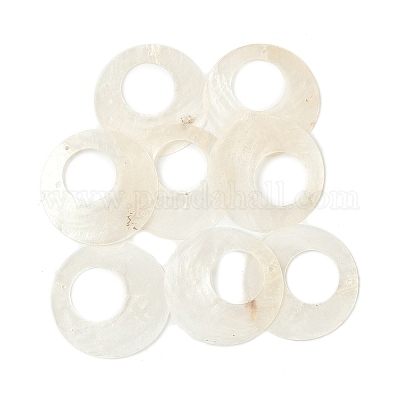 Подвески из натуральных ракушек Capiz SHEL-K006-61-1