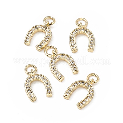 Латунные микро проложить кубического циркония подвески KK-E068-VB278-1