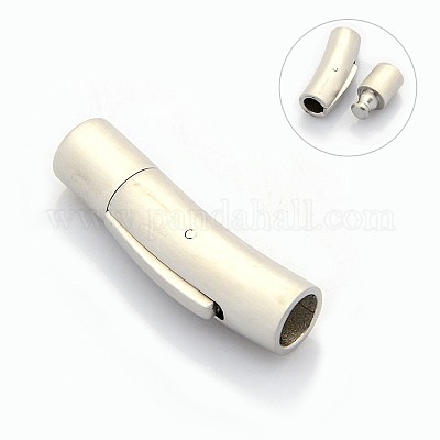 Застежки для ожерелий из матовой нержавеющей стали 304 STAS-I013-5mm-A-1