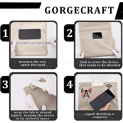 Ткань защиты ЭДС AJEW-WH0314-712C-02-1