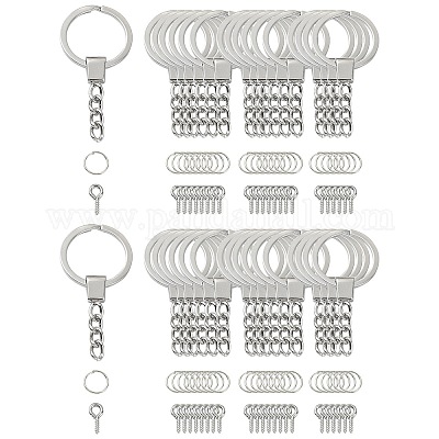 10 шт. Железные брелоки для ключей IFIN-YW0003-37P-1