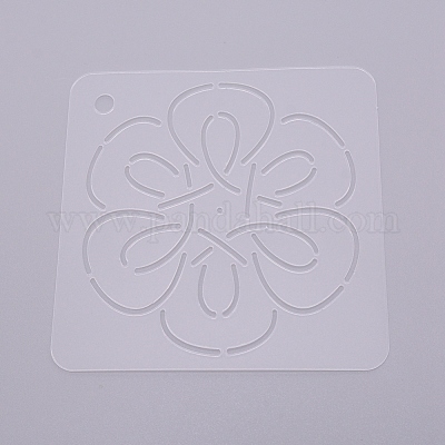 Матовый пластиковый шаблон шкалы чертежа pp DIY-WH0210-47-1