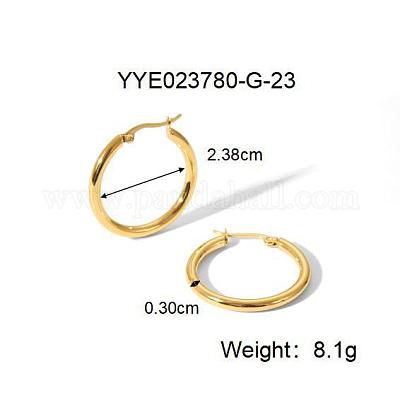 Преувеличенные серьги-кольца из нержавеющей стали 304 HB2914-2-1