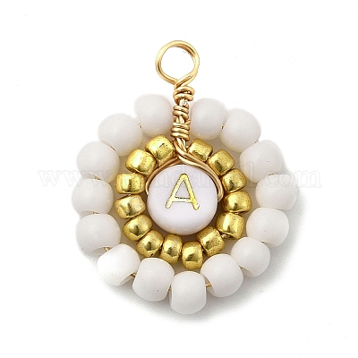 26 шт. подвески из акрила и стеклянных бусин PALLOY-JF04576-1