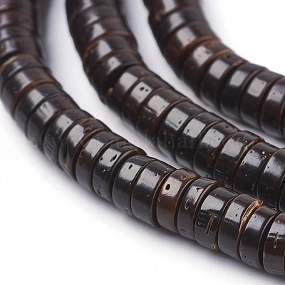 Кокосовые нити бус&nbsp;COCO-O009-03-5x2mm-1