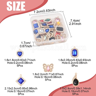 Подвески из сплава 25 шт. FIND-FS0003-52-1