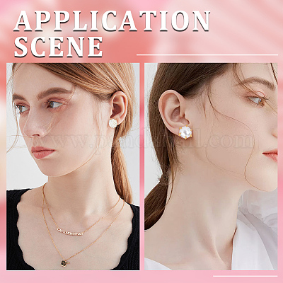 2 пара сережек-гвоздиков 2 размера 925 из стерлингового серебра FIND-BBC0001-47G-1