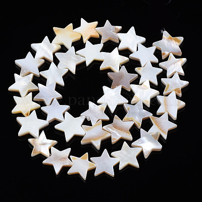 Нити бусин из натуральных пресноводных ракушек SHEL-S278-01C-01-1